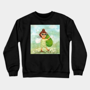 Avocado girl Crewneck Sweatshirt